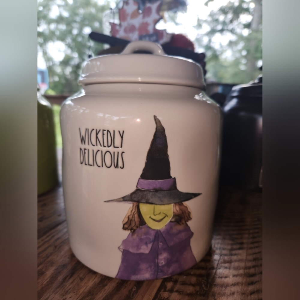 Rae Dunn WICKEDLY DELICIOUS canister